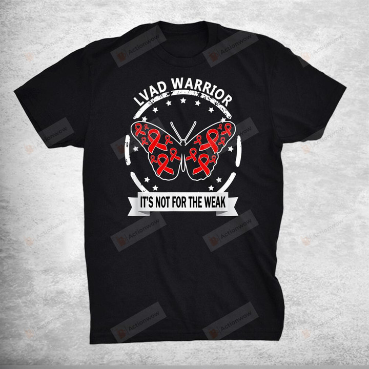 Lvad Warrior Red Ribbon Day Inspirational T-Shirt