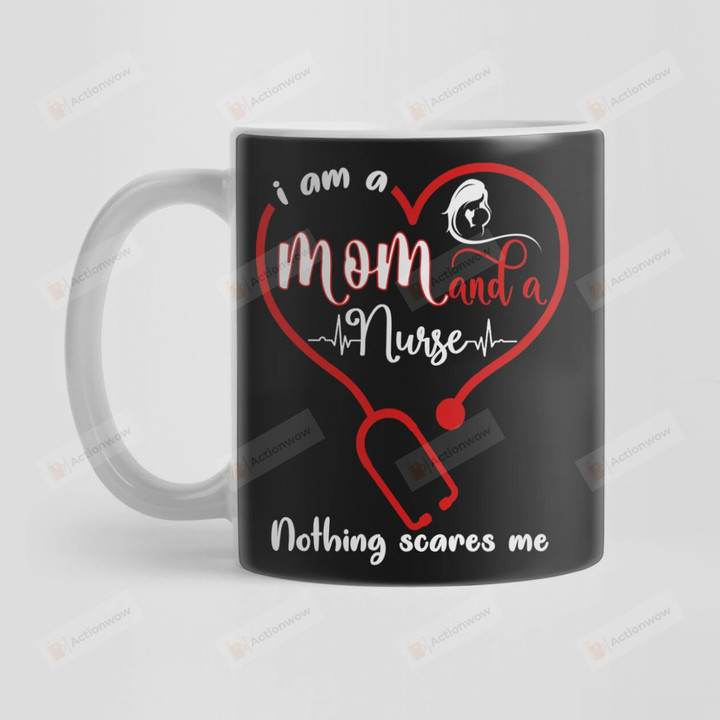Nurse Coffee Mug I Am A Mom And A Nurse Coffee Mug for Women Nurse Week Graduation For Nurse Mom Gifts For Mother Mug For Nurse