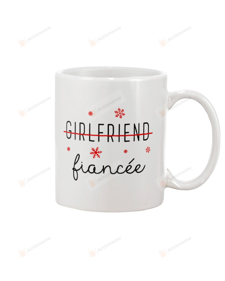 FIANCÉE Mug , Happy Valentine's Day Gifts For Couple Lover, Birthday, Thanksgiving Anniversary Ceramic Coffee 11-15 Oz