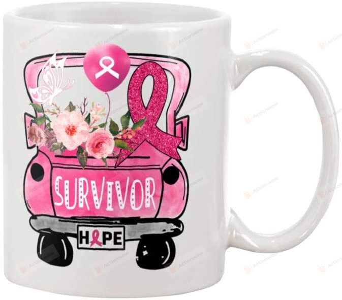 Sign of Cancer Hope Breast Cancer mug Motivation gift for women men