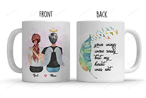 Personalized Memorial Gifts,Passed Away Mom,Mother Daughter Memorial Gifts,Mom In Heaven Mug,Mom Remembrance Gifts, Coffee Mug For Mom, Cup For Mother's Day, Birthday