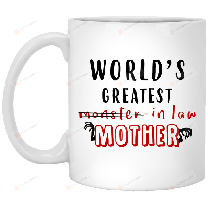 Profile Funny Mugs World'S Greatest Monster In Law Mother In Law Mugs Mothers Day Coffee Mugs Gifts From Daughter Son To Mom Birthday Gifts