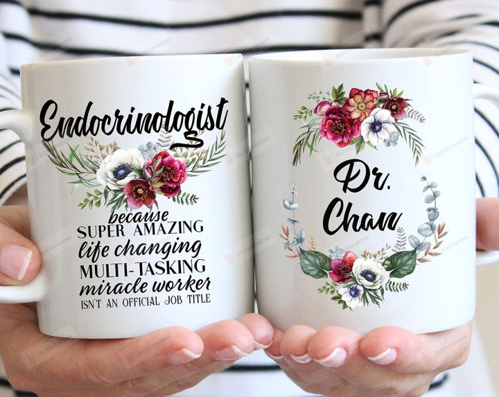 Personalized Endocrinologist S-Uper A-Mazing Mug Gifts For Man Woman Friends Coworkers Employee Family Best Gifts Idea Office Mug Special Presents For Birthday Christmas Thanksgiving