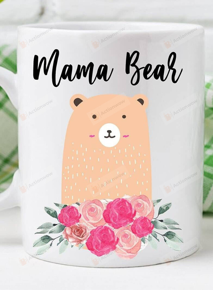 Mama Bear Mug Set Mug Cup Gifts For Yourself Grandmom Daughter Parents From Mother Father Son On Christmas Thanksgiving Birthday Motivation