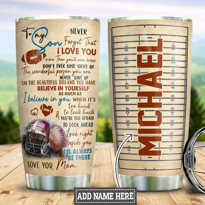 Personalized To My Son Custom Stainless Steel Tumbler