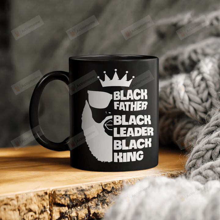 Black Father Black Leader Ceramic Mug Great Customized Gifts For Birthday Christmas Thanksgiving Father's Day 11 Oz 15 Oz Coffee Mug