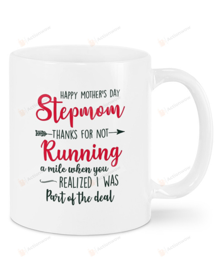 Thank You For Not Running A Mile Mug Gifts For Her, Mother's Day ,Birthday, Thanksgiving Anniversary Ceramic Coffee 11-15 Oz