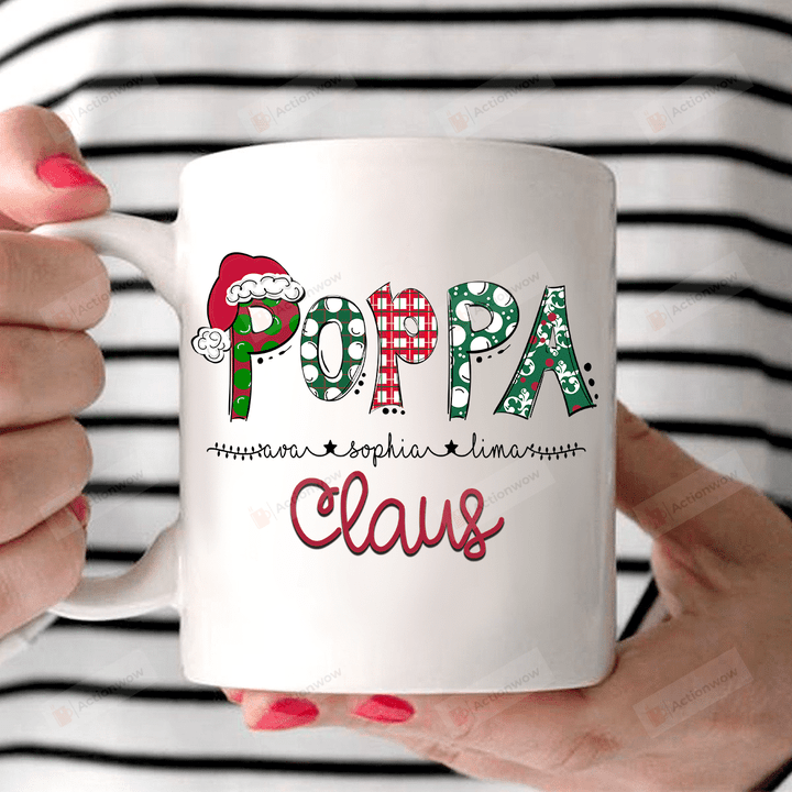 Poppa Claus Ceramic Mug Great Customized Gifts For Birthday Christmas Thanksgiving Anniversary 11 Oz 15 Oz Coffee Mug