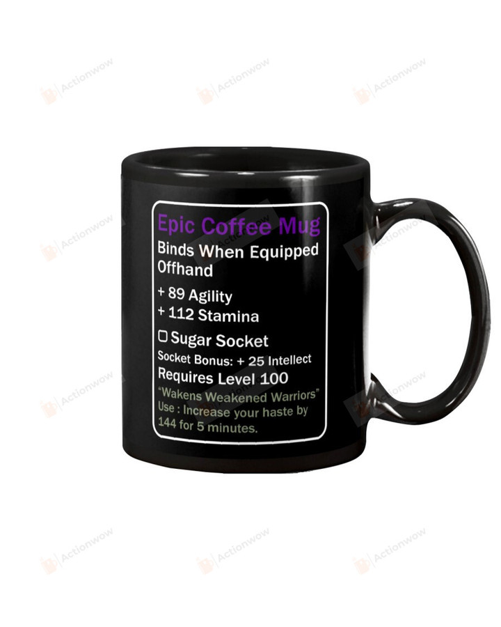 Funny Mmo Gaming Coffee Lover Epic Coffee Mug Gift For Gamer Friend Coffee Lover On Anniversary Birthday