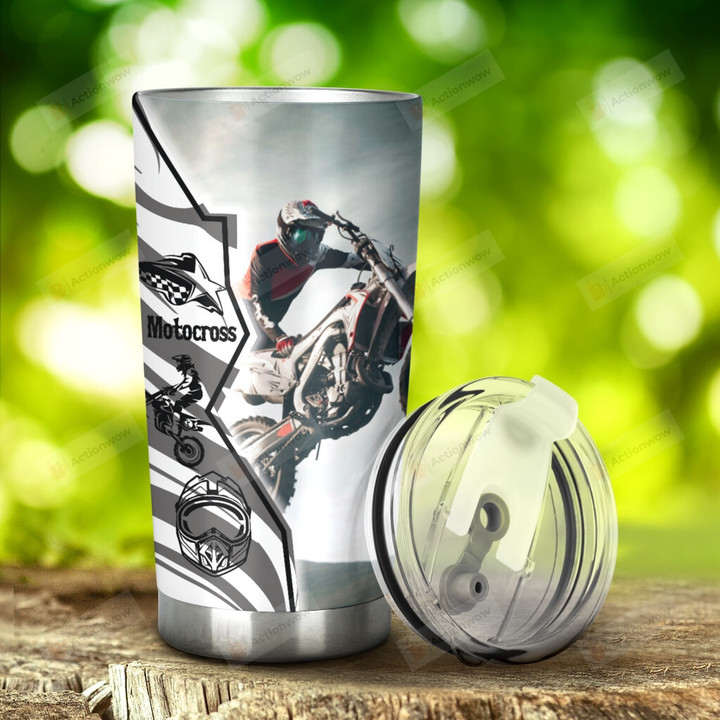 Motocross Z Wall Stainless Steel Tumbler Cup