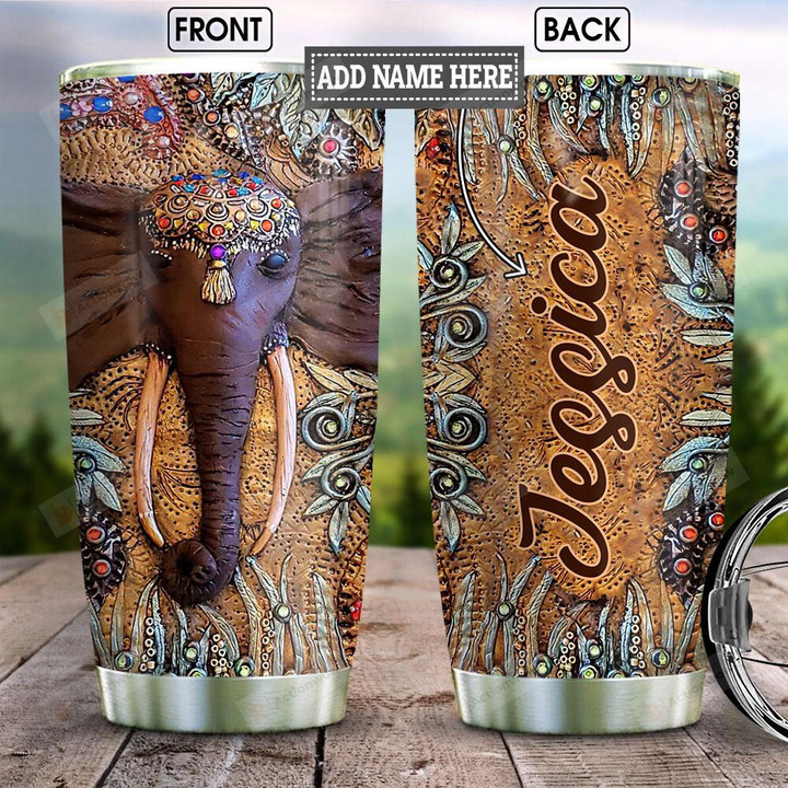 Personalized Indian Elephant God Stainless Steel Tumbler Cup