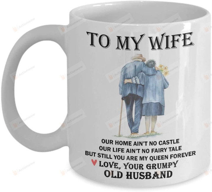 Husband To Wife You Are My Queen Forever Ceramic Coffee Mug