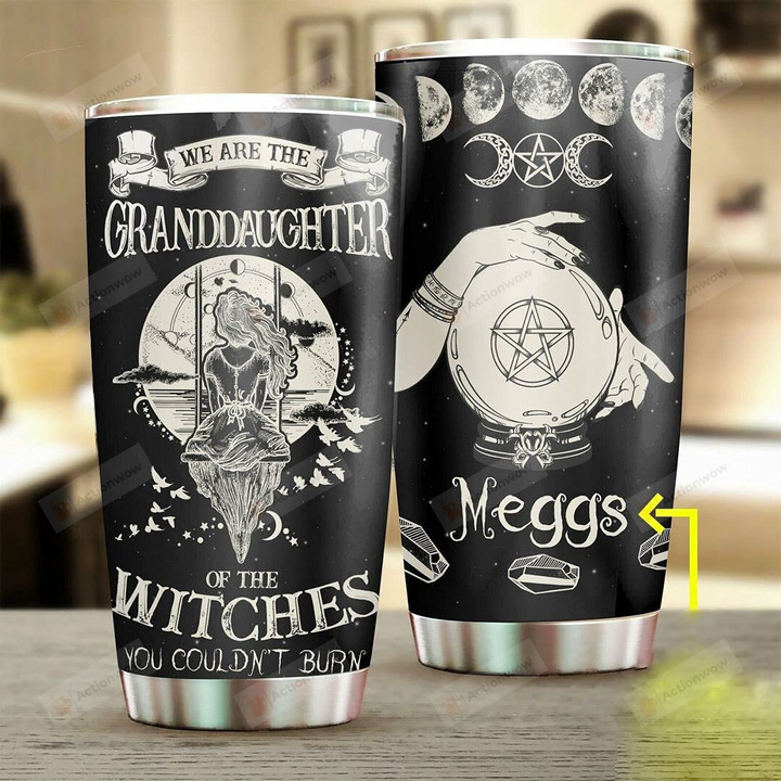 Personalized Granddaughter The Witches Stainless Steel Wine Tumbler Cup