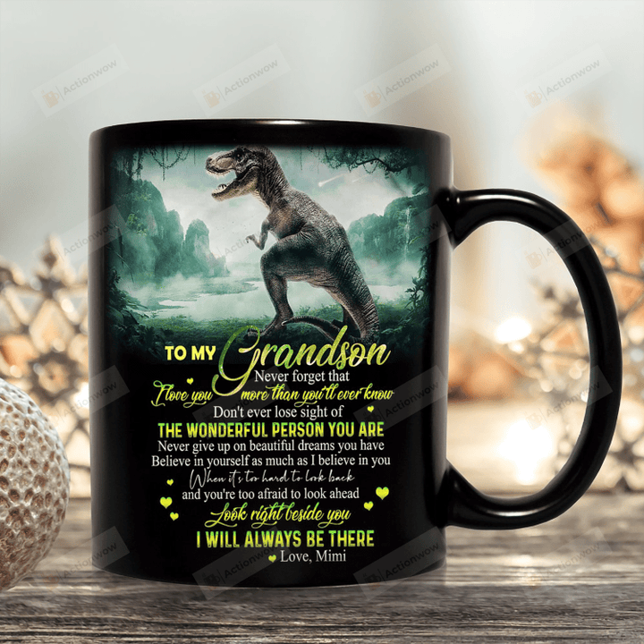 Personalize To My Grandson From Mimi Mug, The Wonderful Person You Are Mug, Great Gifts For Birthday Mother's Day, Birthday, Gifts For Grandson.