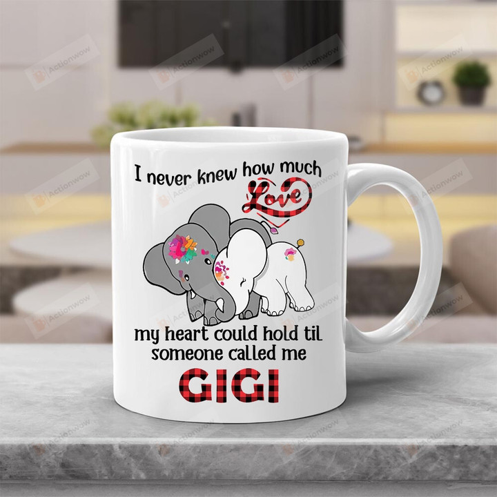Personalized Gigi Mug, I Never Knew How Much Love Mug, Grandma Mug, Gift For Grandmother Birthday Christmas, Ceramic Coffee Mug