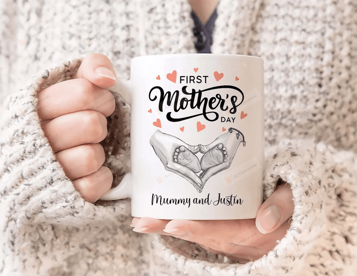 Personalized First Mother's Day Mug, Mother's Day Mug For New Mom, Mother's Day Gift
