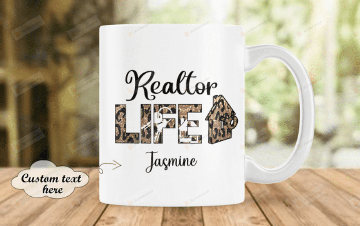 Custom Name Real Estate Agent Realtor Life Personalized Name Best Gift For Birthday, Mother's Day