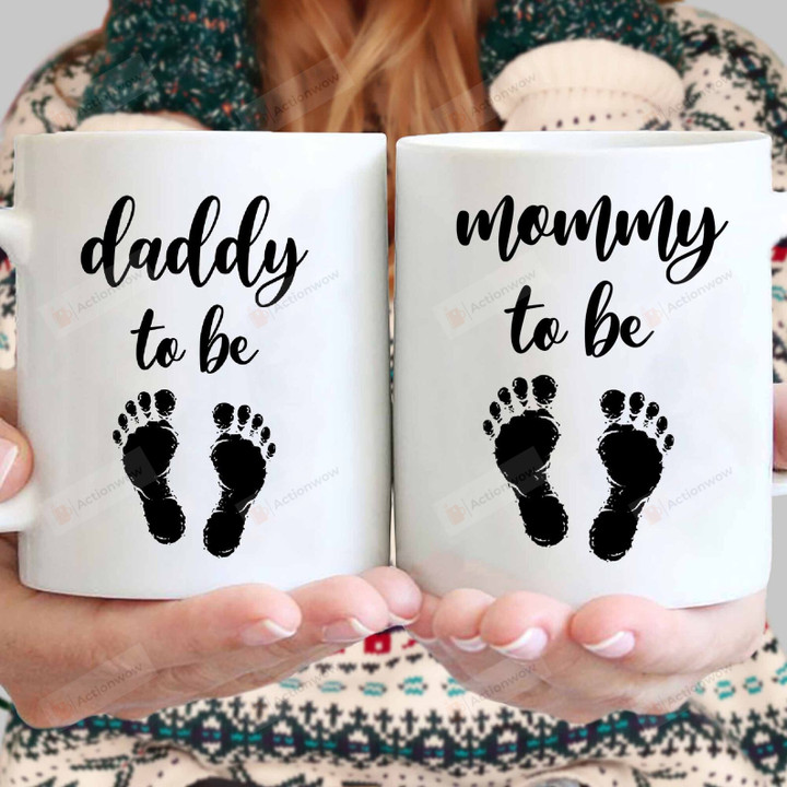 Daddy To Be Mug, Mommy To Be Mug, Pregnancy Announcement, Baby Shower Gift, Fathers Day Gifts