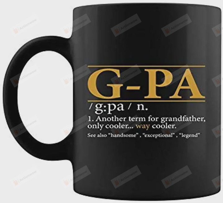 Mug Gift For Grandpa, Grandpa Fathers Day Gift, Definition Gift, Gift For Grandfather Pop Pop Pops G-Pa