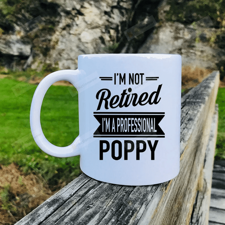 They Call Me Papa Because Partner In Crime Makes Me Sound Like A Bad Influence Mug, Funny Father Mug, Fathers Day Gift For Grandpa Father Husband, Gift For Him