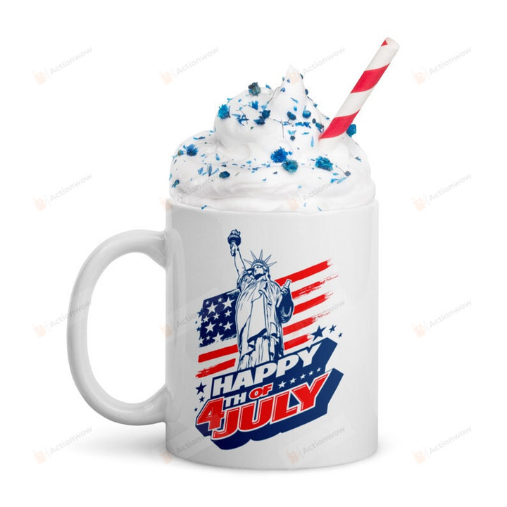Statue Of Liberty Mug, Happy 4th Of July Mug, Independence Day Mug