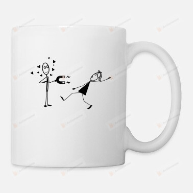 Stickman Couple Mug, Funny Couple Mug, Stick Figure Couple Mug, Stickman Mug, Couple Mug, Couple Magnet Mug, Funny Couple Gift, Gift For Lover Him Her
