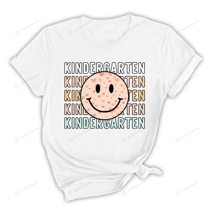 Kindergarten Teacher Shirt, Kindergarten Shirt, Retro Teacher Shirt, Gift For Teachers, Back To School Shirt