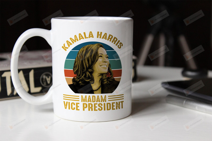 Madam Vice President Kamala Harris Coffee Mug, Presidential Election Mug, Politics Gift, Feminist Gifts For Her