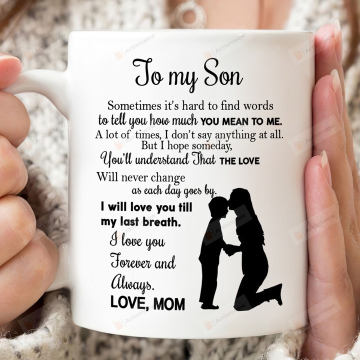To My Son Mug, To My Son From Mom, Love From Mom, Gifts For Son, Birthday Gift For Son, Family Gift For Son, Son Mug