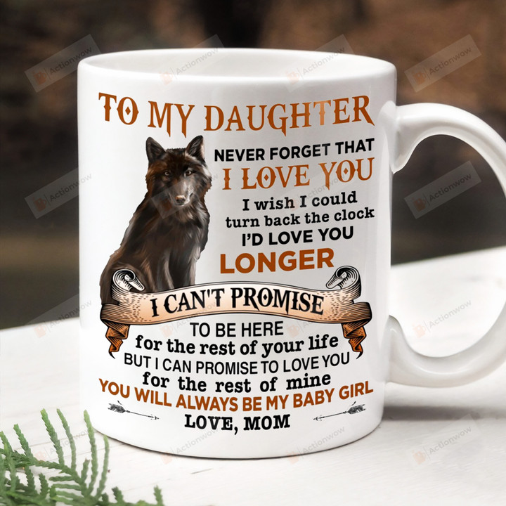 To My Daughter Mug, Love From Mom, Gift For Daughter, Gift From Mom, To My Daughter, Love Daughter, Birthday Gift For Daughter