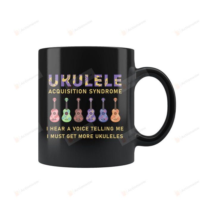 Ukulele Mug, Ukulele Instructor Coffee Mug, Ukulele Teacher Gift, Ukulele Player Mugs, Ukulele Lover Gift, Ukulele Acquisition Syndrome Mugs