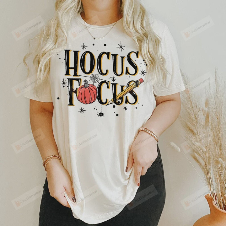 Hocus Focus Teacher Shirt, Teacher Shirts, School Shirt, Teacher Gifts, Teacher Appreciation Gifts, Halloween Teacher Gifts, Gifts For Teacher
