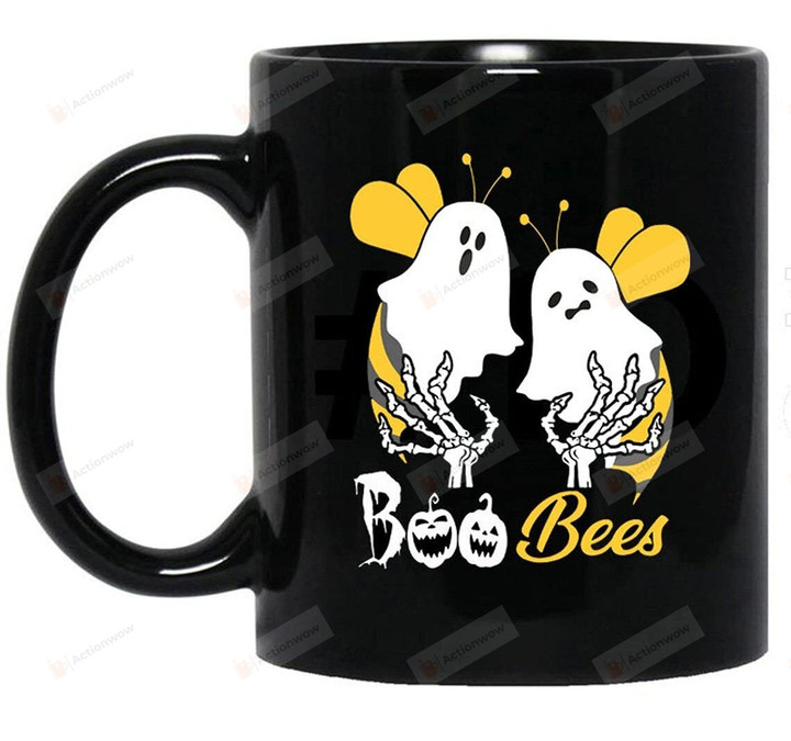 Boo Bees Couple Mug Halloween Gifts To Kids Coffee Mug Halloween Spooky Mug Pumpkin Mug