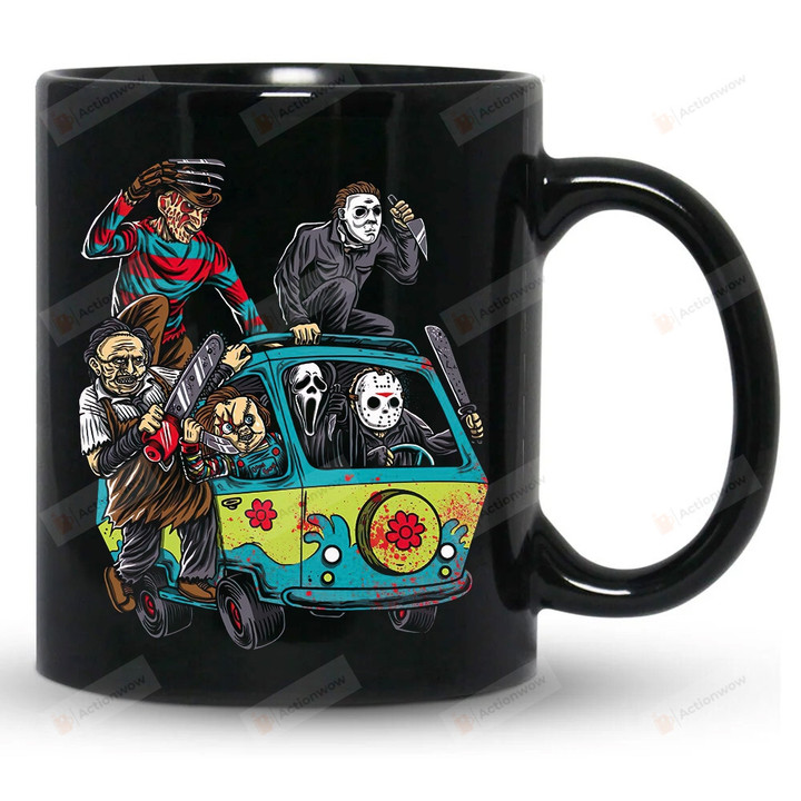 Horror Movies Squad Mug, Horror Movies Mug, Halloween Mug, Gifts For Halloween