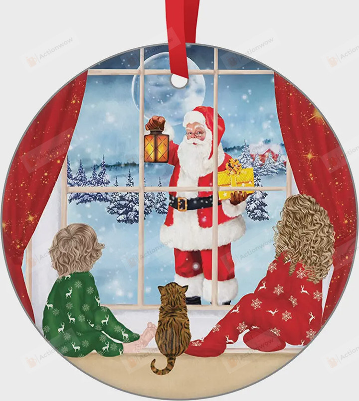 Santa Claus Christmas Ornament, Gift For Santa Claus Lovers Ornament, Christmas Gift Ornament