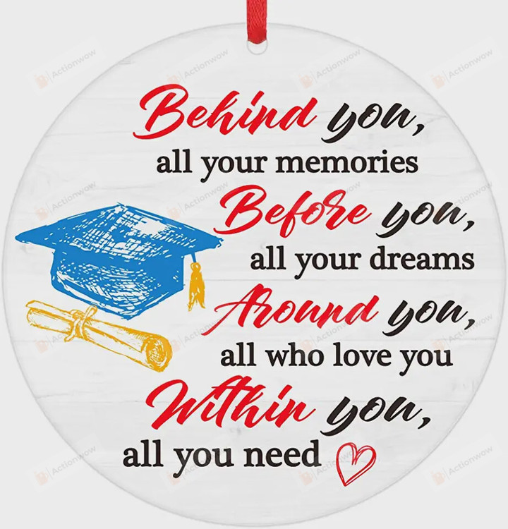 Within You All You Need Ornament, Graduation Gift Ornament, Inspirational Motivational Ornaments Gift