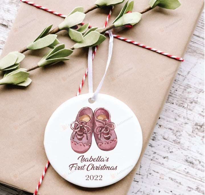 Personalized Baby's First Christmas Ornament, Gift For Kids Ornament, Christmas Gift Ornament