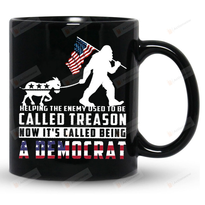 Helping Enemy Used To Be Called Treason Mug, Anti Biden, Fjb, Gifts For Republican, Gifts For Friend For Family