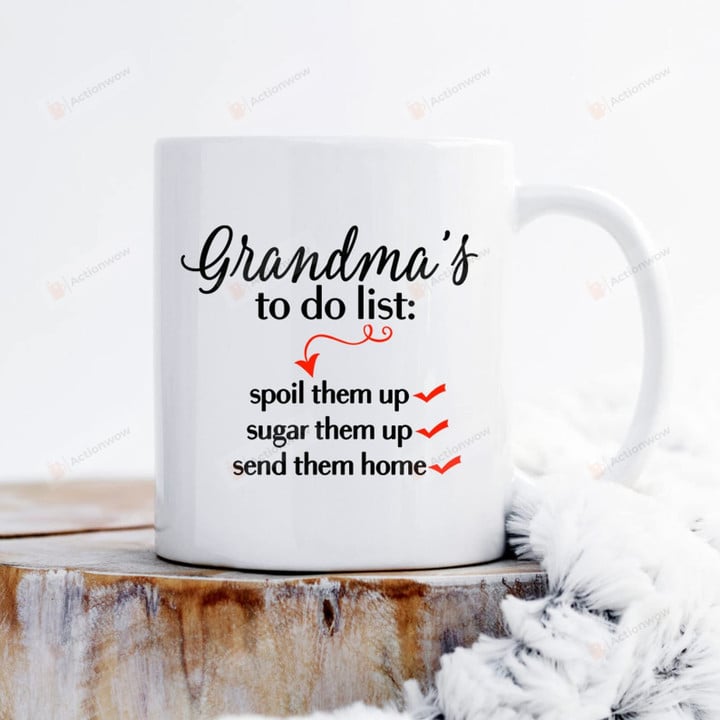 Grandma's To Do List Mug Funny Mug Meaningful Gifts For Grandma Mother's Day Gifts