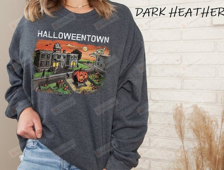 Halloweentown Crewneck Sweatshirt. Halloweentown Sweatshirt, Pumpkin Sweatshirt, Halloween Sweatshirt, Halloweentown Shirt