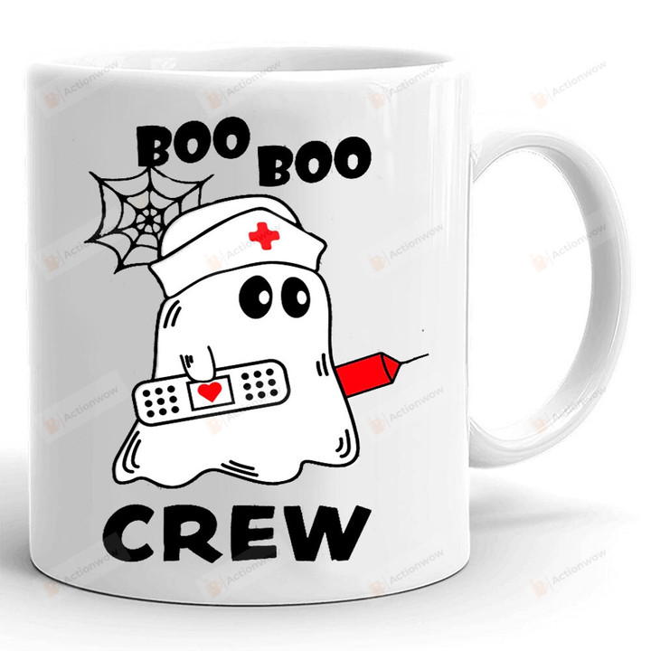 Boo Boo Crew Mug, Nurse Mug, Funny Halloween Gifts, Halloween Gifts For Nurse