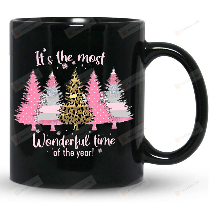 Its The Most Wonderful Time Of The Year Christmas Mug, Christmas Tree Mug, Christmas Gifts, Holiday Gifts