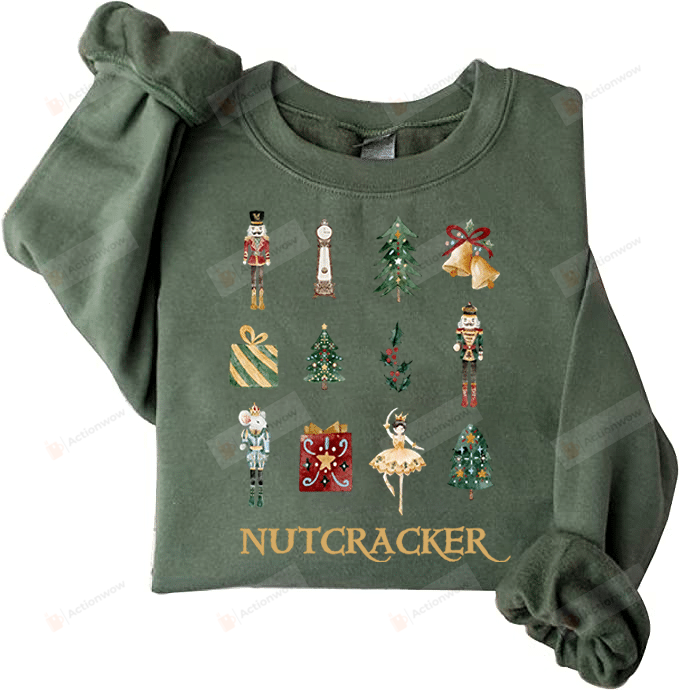 Nutcracker Sweatshirt, Sugar Plum Fairy Sweatshirt, Christmas Xmas Gifts For Mom Dad Best Friend