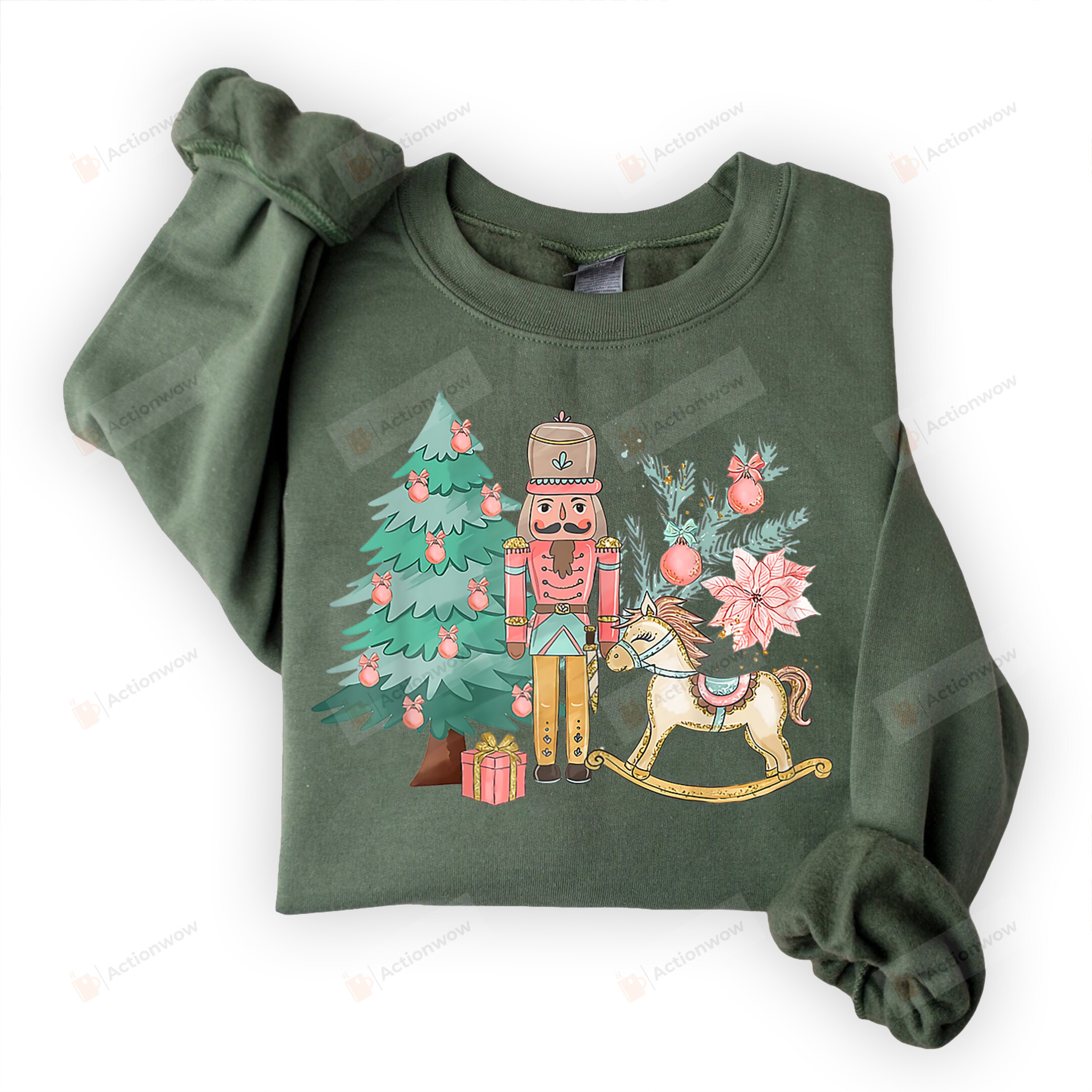Christmas Nutcracker Sweatshirt, Nutcracker Ballet Sweatshirt, Sugar Plum Fairy Christmas Sweatshirt