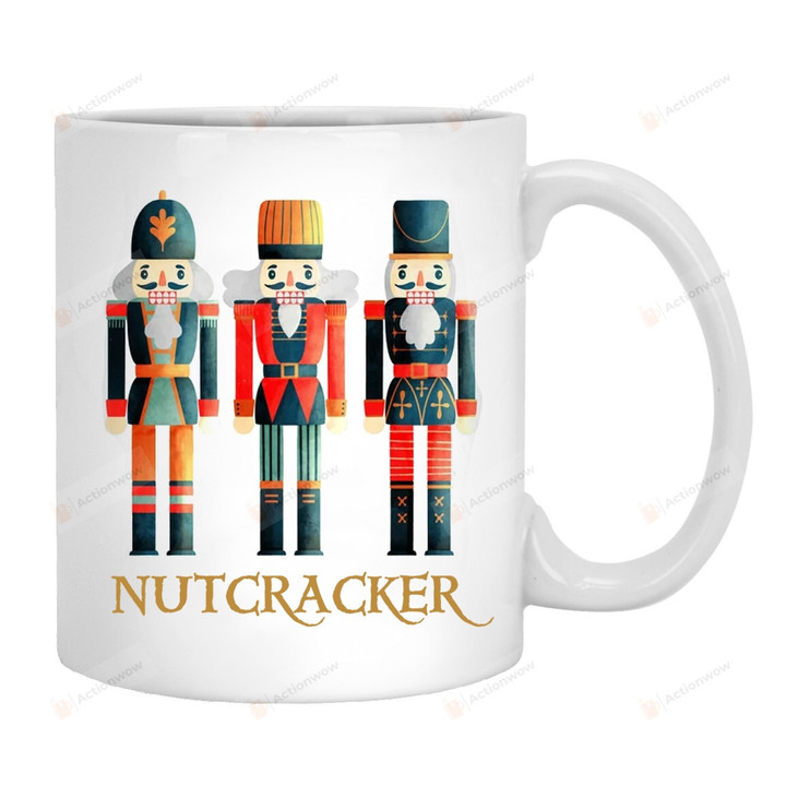 Christmas Nutcracker Mug, Sugar Plum Fairy Mug, Christmas Xmas Gifts For Mom Dad Best Friend