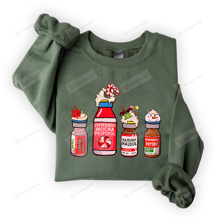 Christmas Nurse Sweatshirt, Nurse Sweatshirt, Christmas Gift For Nurse, Crna Pacu Er Ed