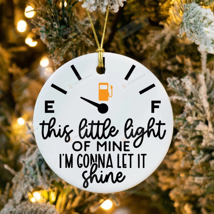 Personalized This Little Light Of Mine I'm Gonna Let It Shine Ornament
