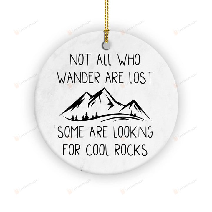 Geologist Ornaments Gift For Rock Collector Gifts, Rock Hound Coffee Ornaments , Rock Collector