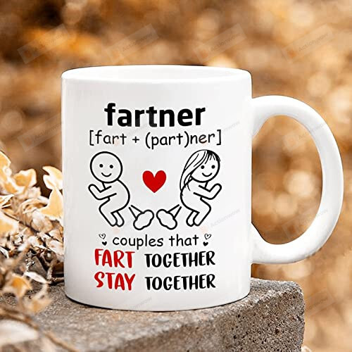 Fartner Mug Funny Gifts For Girlfriend Boyfriend Valentines Gifts For Her For Him Boyfriend Gifts Valentine