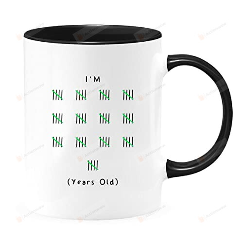 Personalized I'm 65 Years Old Mug Gifts For Man Women Dad Mom Family Friends New Age Gifts Birthday Event Coffee Mug Birthday Present Birthday Party Birthday Ideas For Woman
